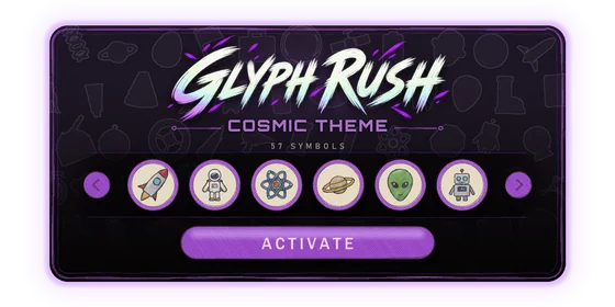 Cosmic theme HUD