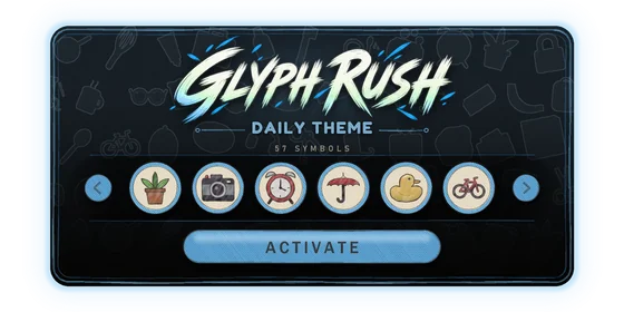 Daily theme HUD