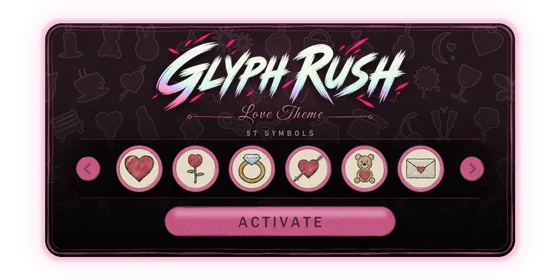 Love theme HUD